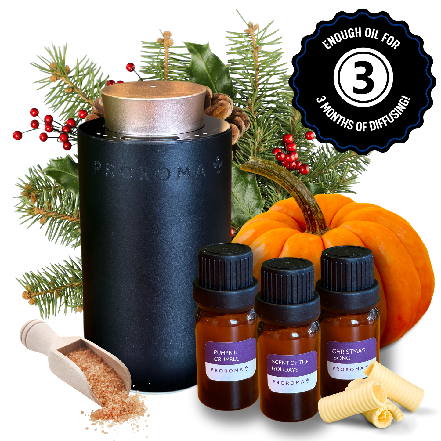 ProRoma Diffuser & "Harvest to Holiday" Fragrance Collection