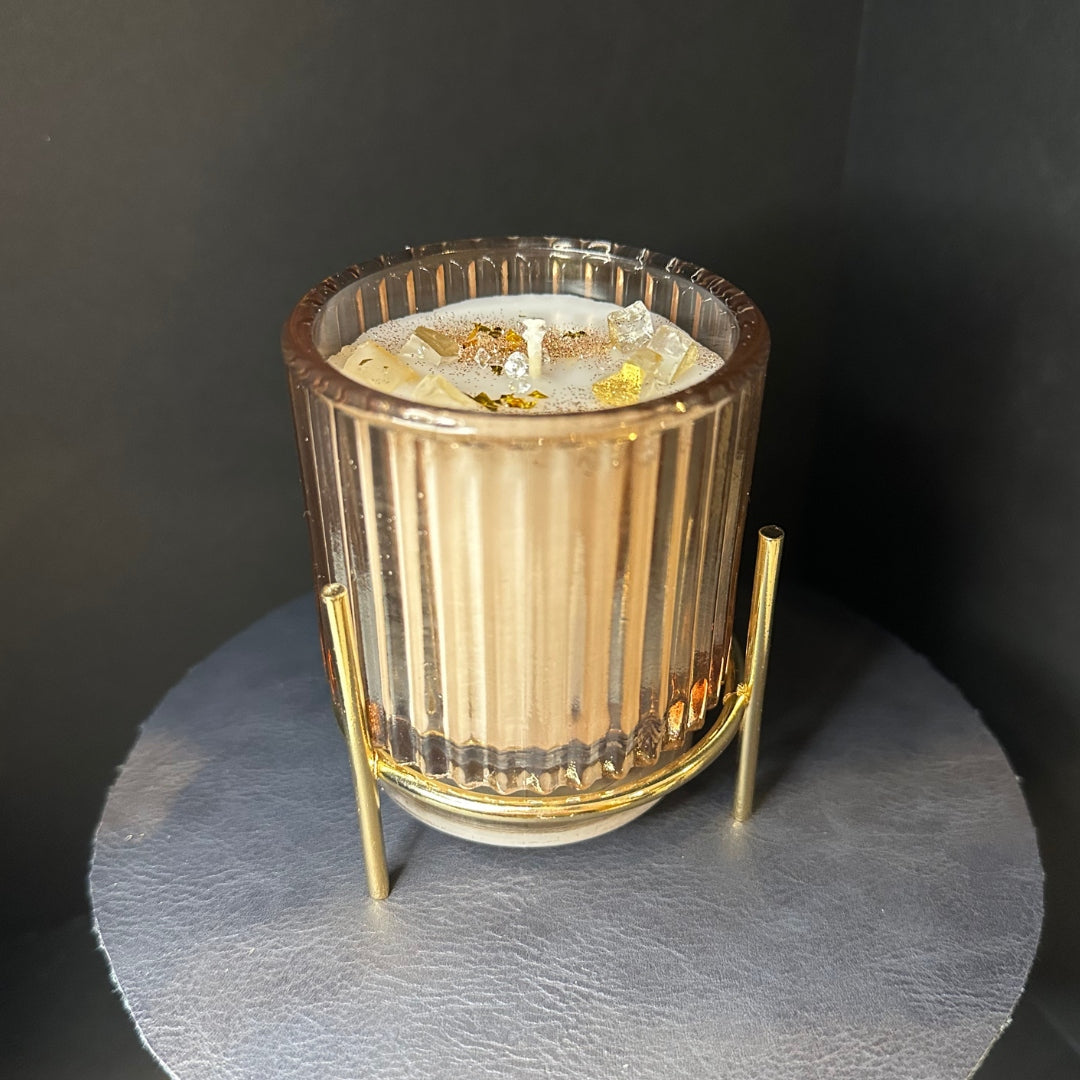 Mauve Glass 3oz ProRoma Candle
